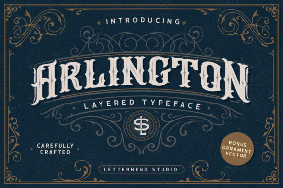 Arlington: A Vintage Display Font for Your Brand