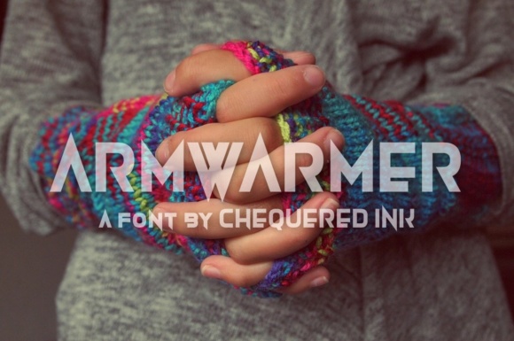 Armwarmer: A Modern Gothic Display Font for Editors