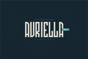 Avriella: A Striking Display Font for Crafters