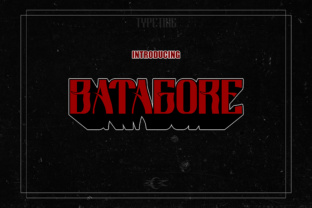 Batagore: A Bold Display Font for Campaigns