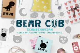 Bear Cub: A Playful Display Font for Small Business Branding