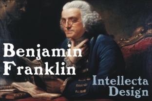 Benjamin Franklin: A Distressed Display Font for Web Design