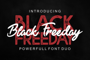 Black Freeday: A Bold Display Font for Web Design