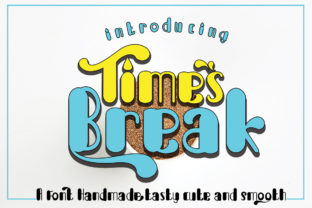 Break Times: A Playful Display Font for Branding