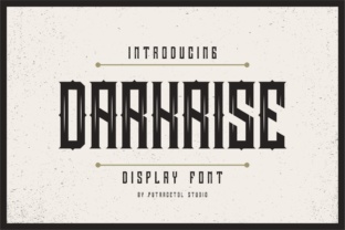 Darkrise: A Bold Display Font for Editorial Design and Digital Publishing