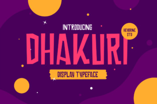 Dhakuri: The Playful Display Font for Bold Marketing Visuals