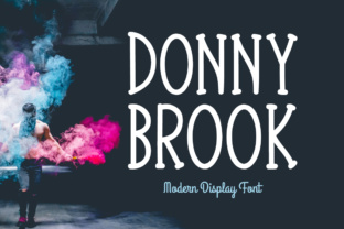Donnybrook: A Handwritten Display Font for Small Business