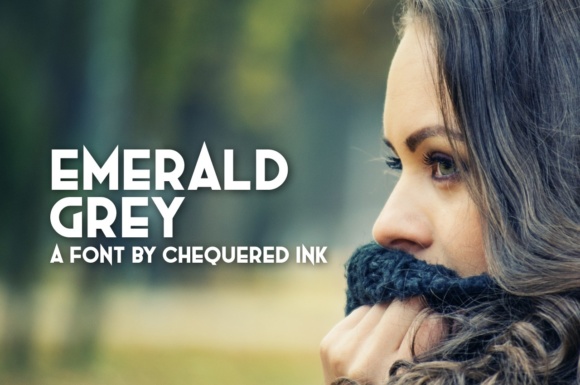 Emerald Grey: A Spiky Techno Display Font Review