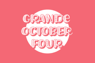 Grande October Four: A Bold Display Typeface for Campaigns