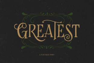 Greatest: A Vintage Hand-Lettering Typeface for Brand Identity