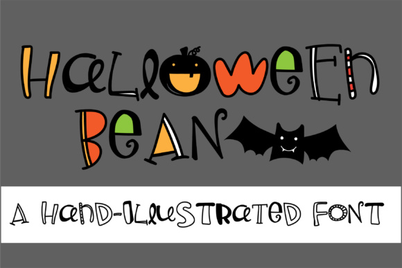 Halloween Bean: A Playful Display Font for Spooky Season Designs