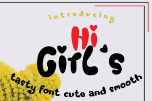 Hi Girl s: A Sweet Display Font for Web Design