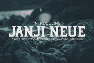 Janji Neue: A Modern Display Font for Web Design