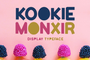 Kookie Monxir: A Playful Display Font for Campaigns