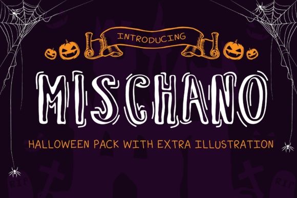 Mischano: A Spooky Display Font for Branding