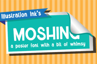 Moshing: A Whimsical Display Font for Web Design