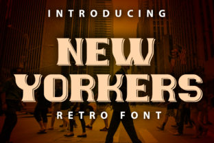 New Yorkers: A Retro Display Font for Editorial Design