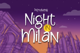 Night in Milan: A Bold Display Font for Marketers