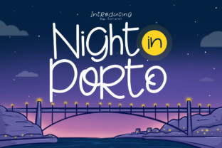 Night in Porto: A Playful Display Font for Makers