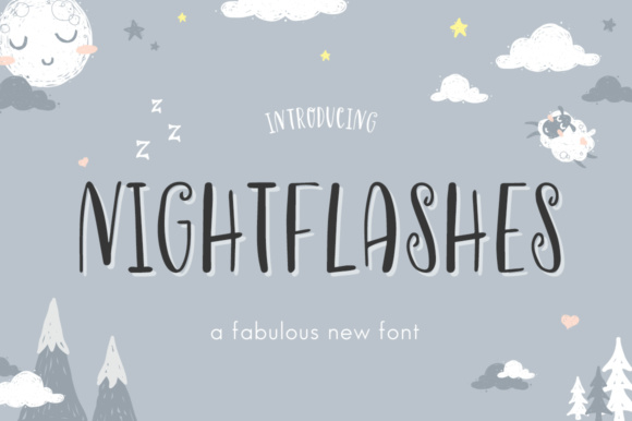 Nightflashes: A Dreamy Display Font for Your Brand