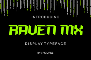 Raven Mx: A Bold Display Font for Crafters