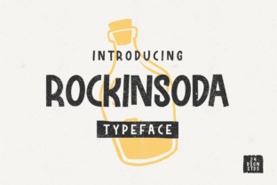 Rockinsoda: A Playful Display Font for Branding