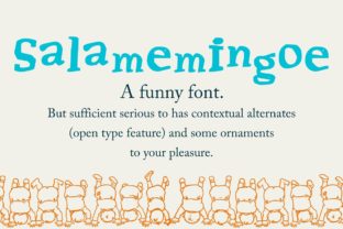 Salamemingoe: A Vibrant Display Font for Campaigns