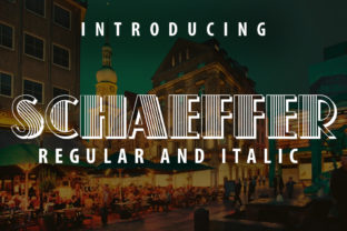 Schaeffer: A Retro Display Font for Your Brand