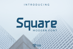 Square: A Bold Display Typeface for Modern Editorial Design