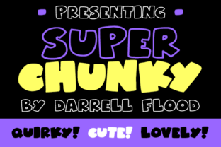 Superchunky: A Bold Cartoon Font That Brings Personality to Editorial Design