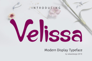 Velissa: A Fresh Display Typeface for Modern Web Design